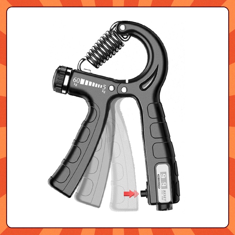 Hand Squeezer Counting Round Real Steel Spring Weight 560 KG. Wrist