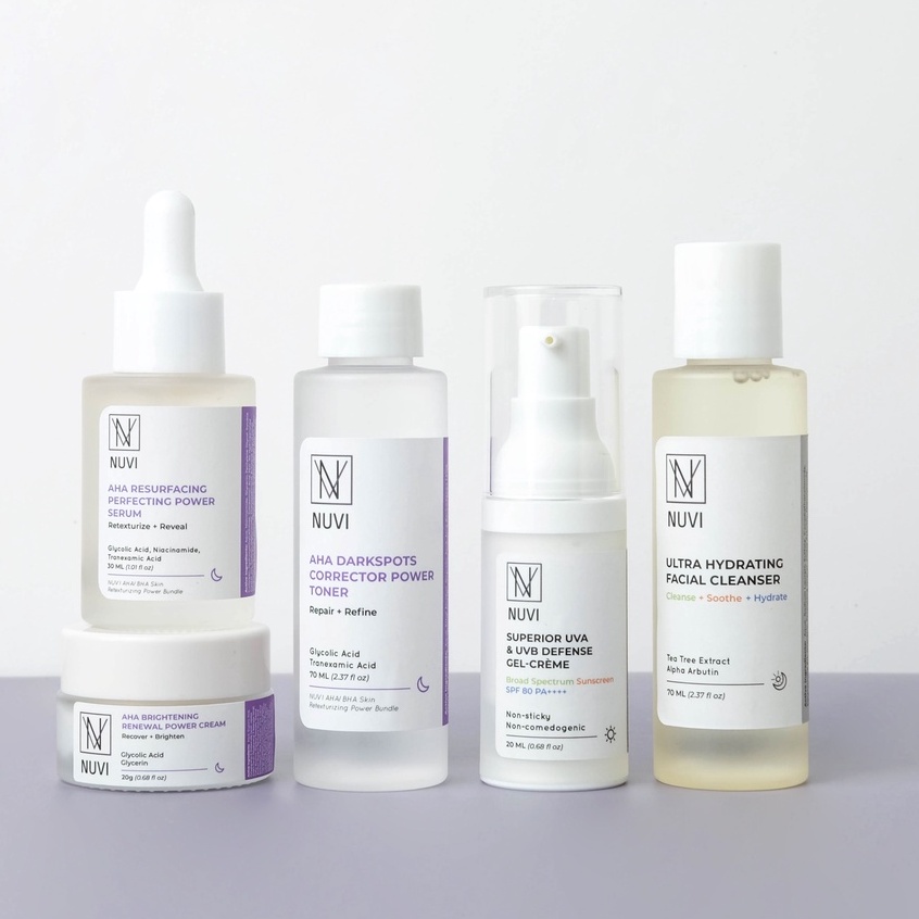 NUVI AHA/BHA Skin Retexturizing Power Bundle Shopee Philippines