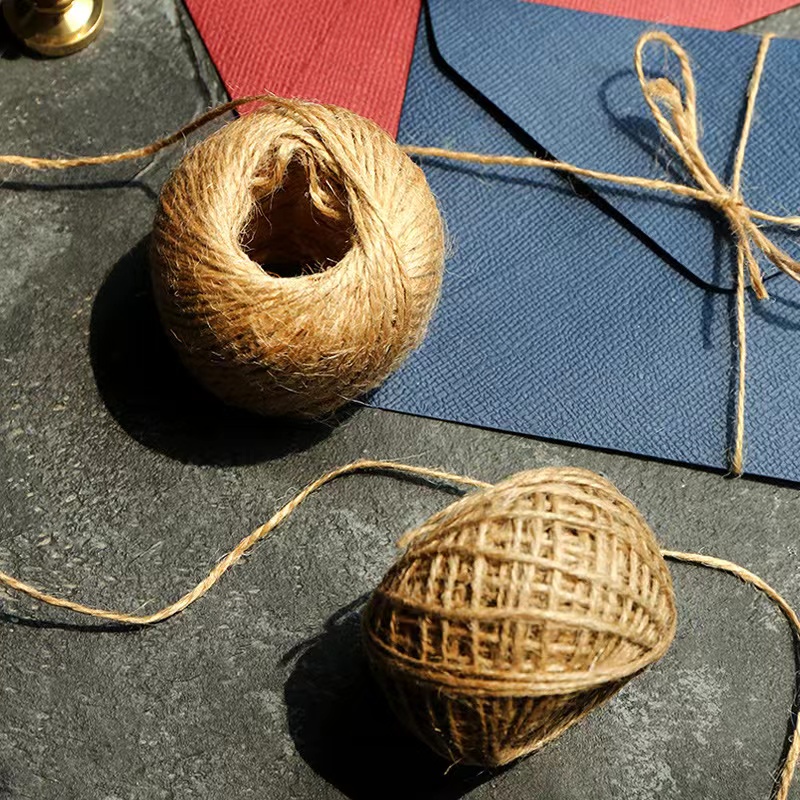 30m Hemp Rope for Envelope Wax Seal DIY Decoration Natural Jute Rope ...