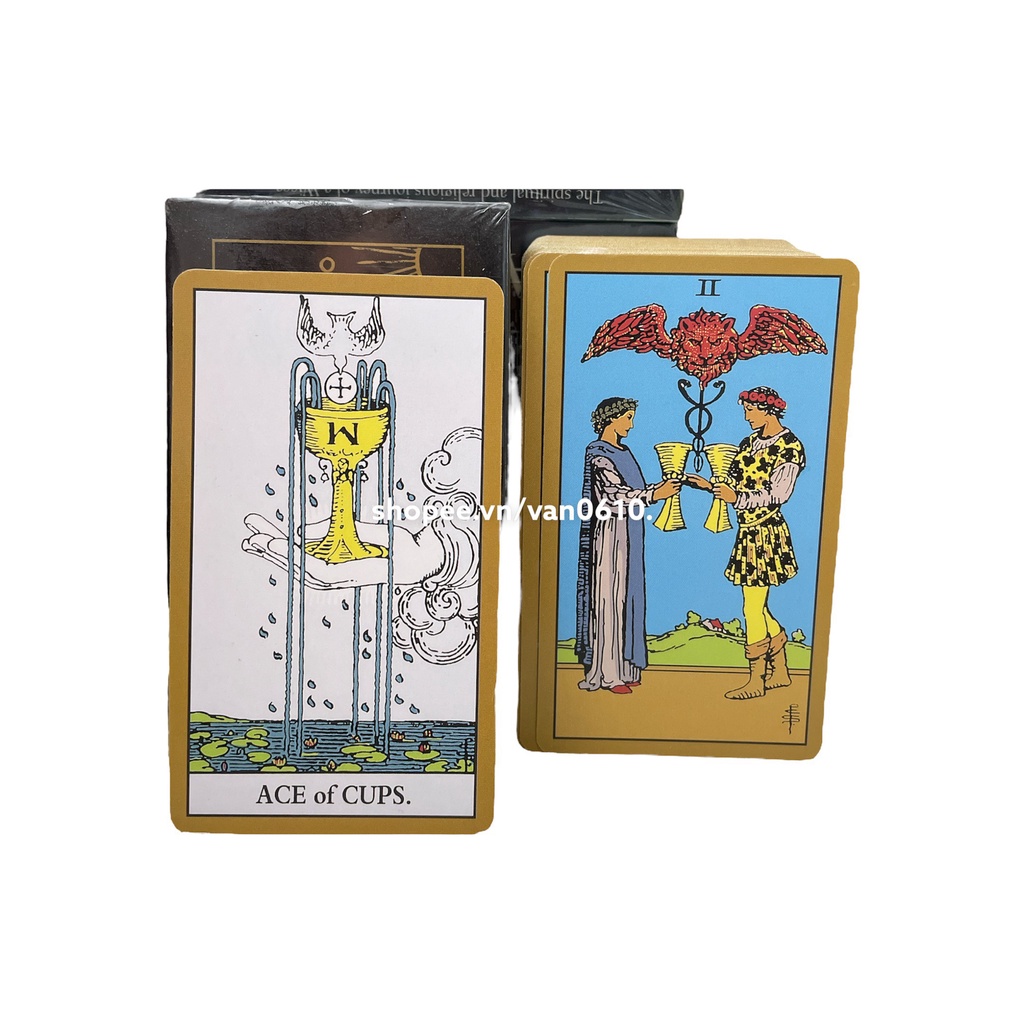 Tarot/Rider Waite Tarot Neo Shadow Collection/Black Paper Box | Shopee ...