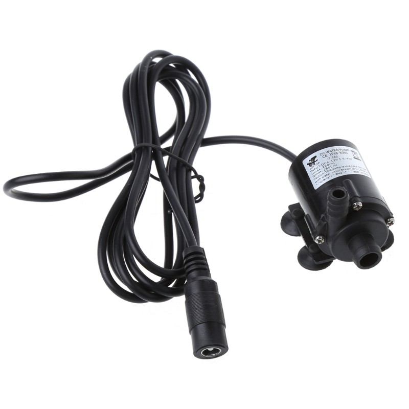 JoJo♥DC 12V Solar Power Hot Circulation Water Pump Brushless Motor