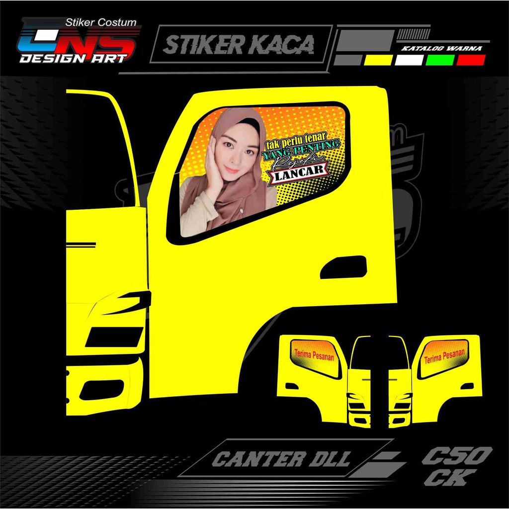 Canter truck stickers canter stickers canter truck window stickers one ...