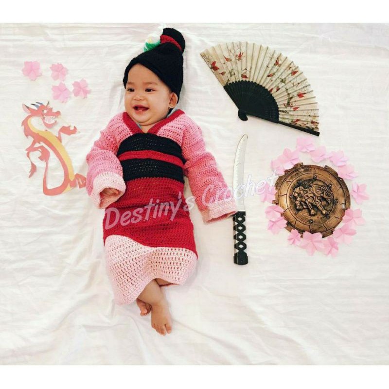crochet mulan costume for babies Shopee Philippines