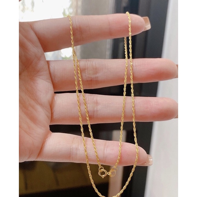 COD PAWNABLE 18K Saudi Gold Rope or 20