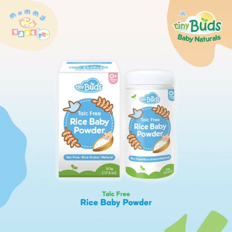 rice blender powder ♒TINY BUDS NEWBORN RICE BABY POWDER 50G 100 TALC