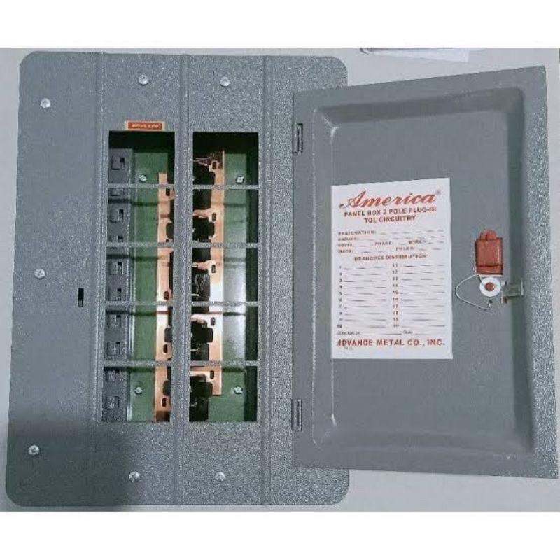high quality america panel board /panel box plugin type more branches