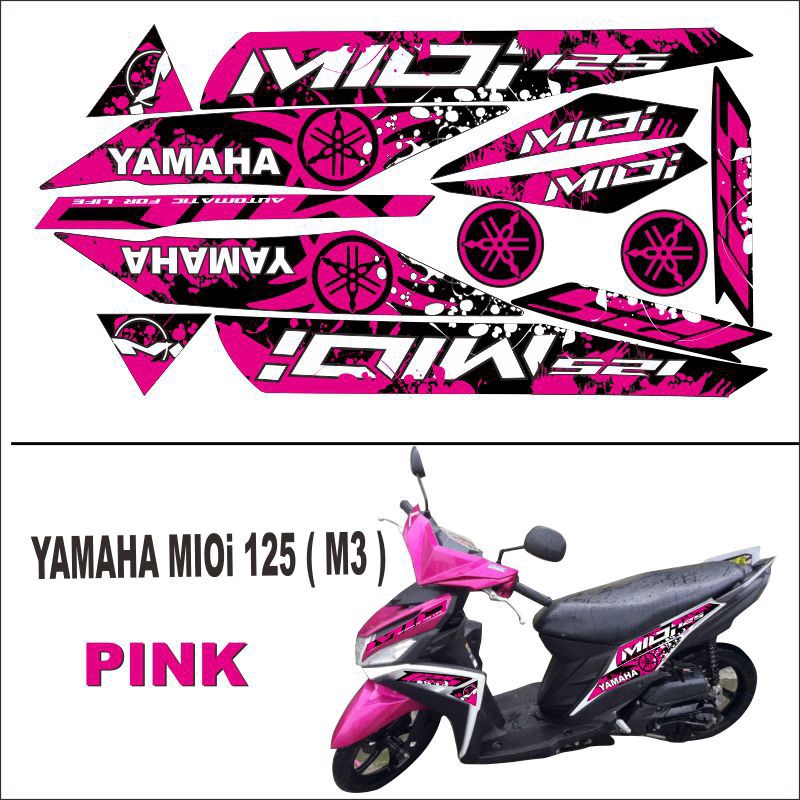 In Stock Super Sticker Motorcycle Stickers & Decals For MIO 125 Full  Stickers Yamaha