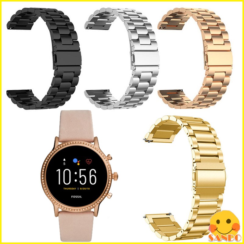 Fossil Julianna HR Gen 5 The Carlyle HR Gen 5 Garrett HR Gen 5 Smartwatch Metal stainless steel strap Smart Watch Replacement Wristband band straps accessories Shopee Philippines