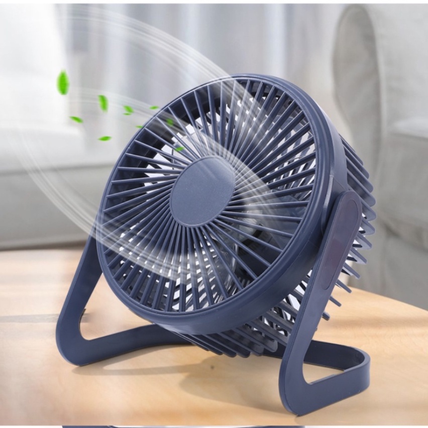 USB Fan 5 Inch Mini Silent Desk Fan Desktop Student Dormitory Small ...