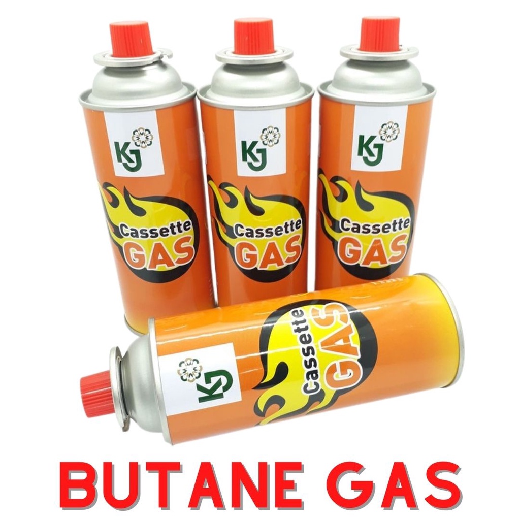 (LONG LASTING) KJ BUTANE GAS /CASETTE GAS 320g+5g GFIRE BUTANE GAS 220g