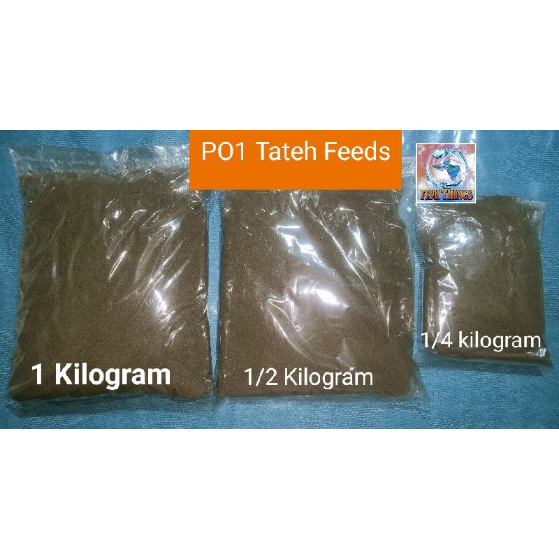 PO1 Tateh Feeds Fish Food Per Kilogram Shopee Philippines