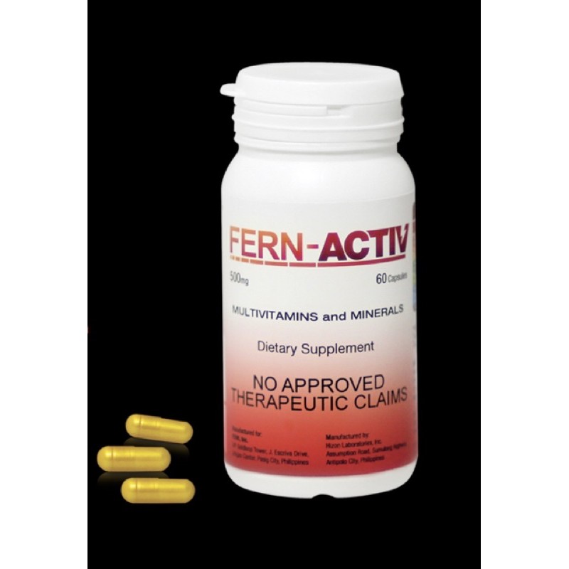 FERN-ACTIV 500mg (60s) | Shopee Philippines