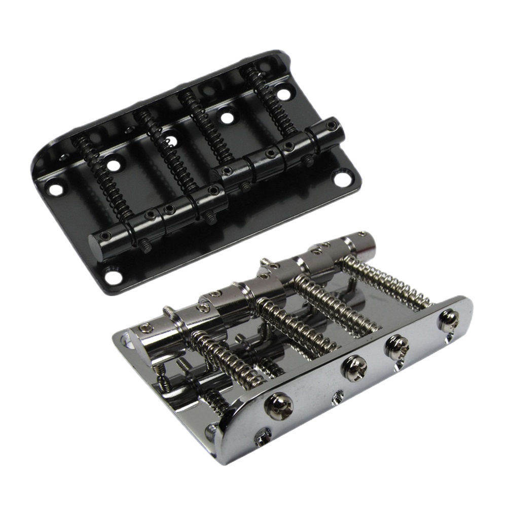FLEOR Vintage Electric Bass Bridge Saddle Bridge For 4 Strings JB PB
