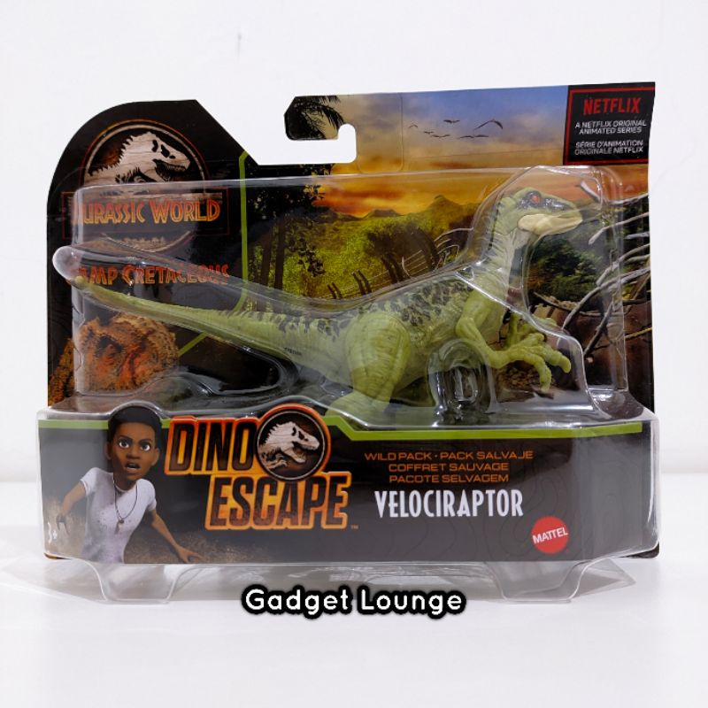 Mattel Jurassic World Camp Cretaceous Dino Escape Wild Pack Figure Velociraptor Shopee