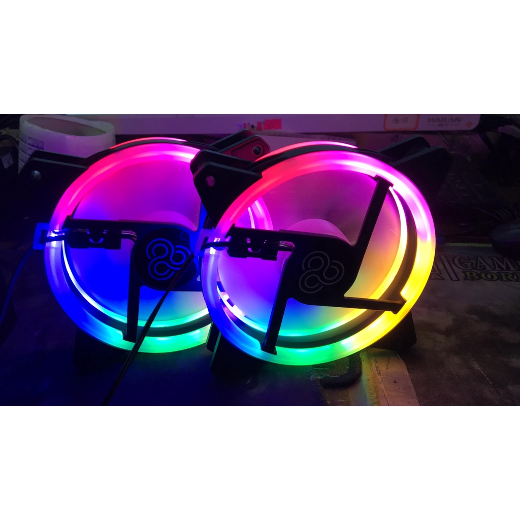 RING LED FAN | 120MM , 12V , Desktop Case Fan | TTREND | Shopee Philippines