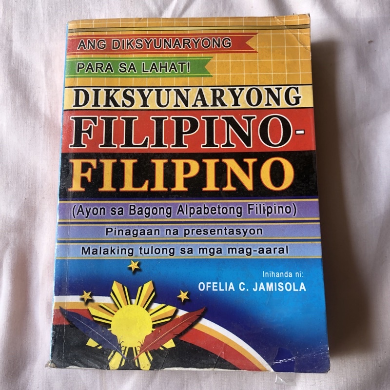 Filipino Filipino Dictionary Shopee Philippines