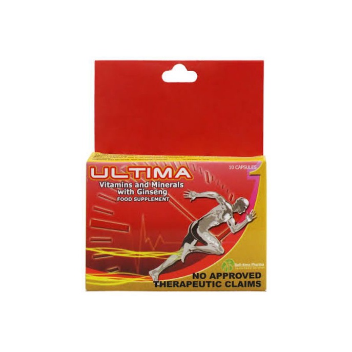Ultima Vitamins and minerals with ginseng 10 capsules Shopee Philippines