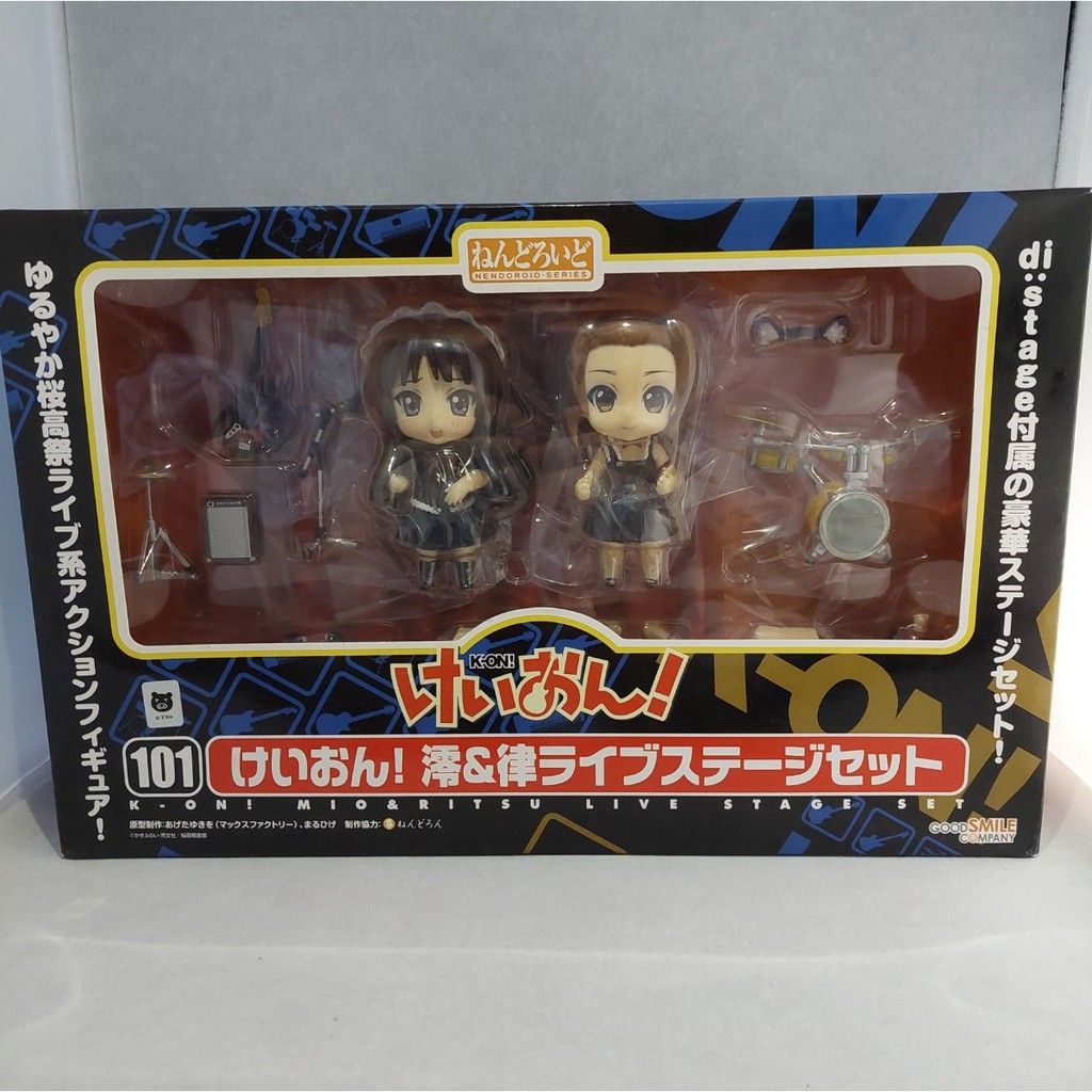 Nendoroid 101 - K-On! Mio and Ritsu: Live Stage Set (MISB) | Shopee ...