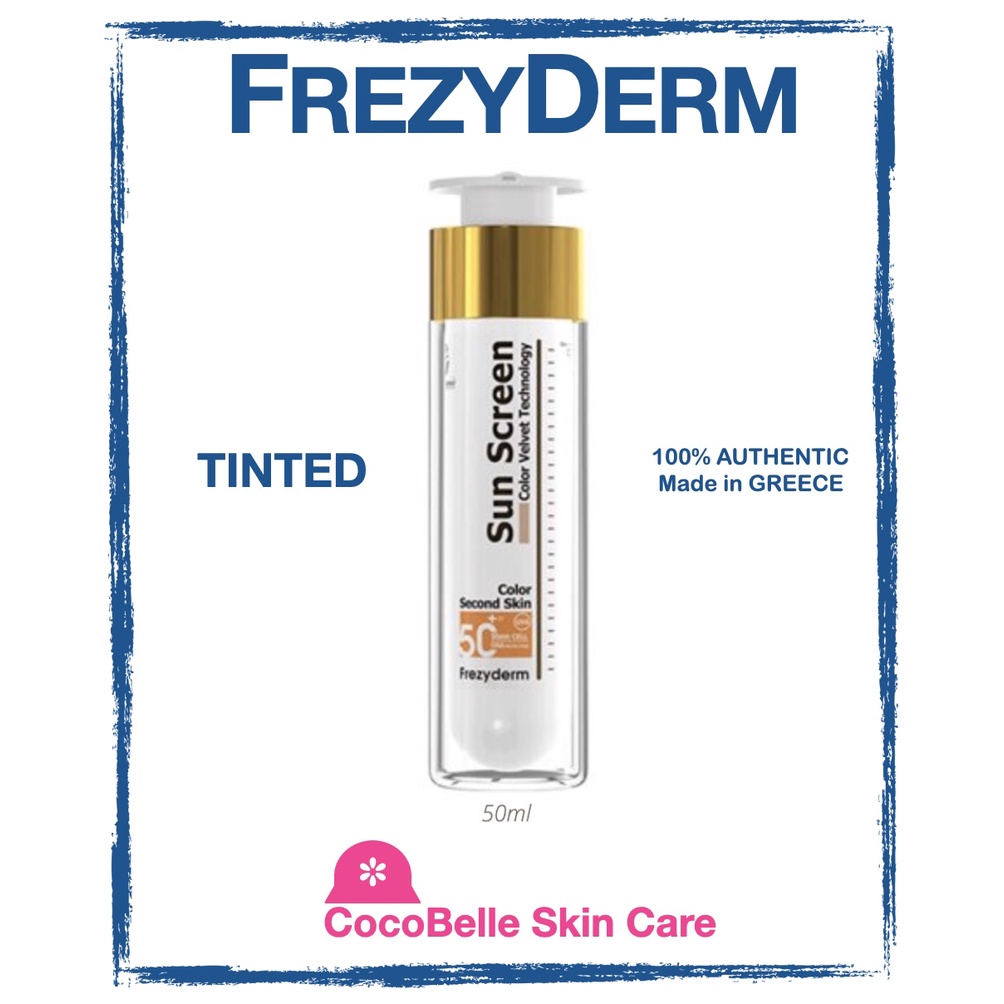 Frezyderm Sun Screen Color Velvet Face Cream SPF 50+ (TINTED) | Shopee ...