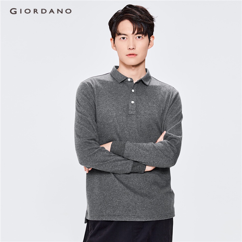 Giordano long 2024 sleeve polo