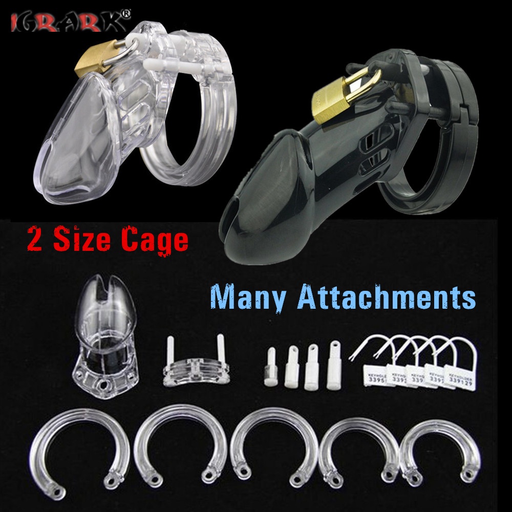 Male Chastity Kit Devices Cock Cage With 5 Sizes Penis Rings Code Lock Bdsm Bondage Sex Toys For