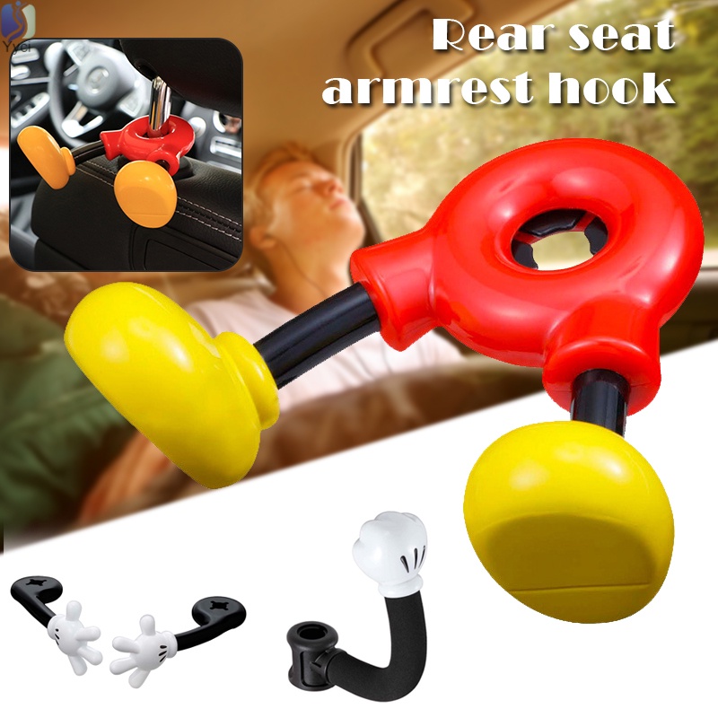 Yy Disney Car Goods Hook Hanger Mickey Mouse Hook Car Seat Accessory ...
