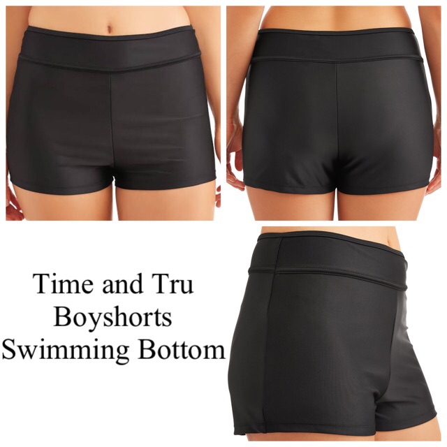 Plus size swim shorts with built in on sale panty