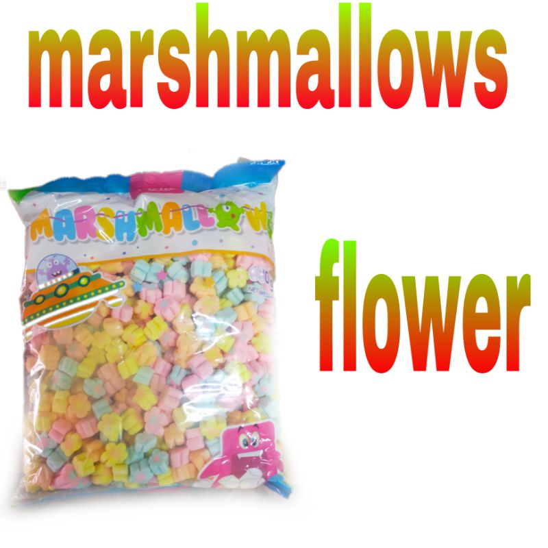 marshmallow flowers ( mallows ) design 680 grams for sale Shopee