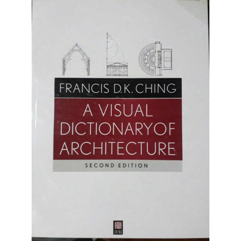 A VISUAL DICTIONARY OF ARCHITECTURE BY FRANCIS DK. CHING | Shopee ...