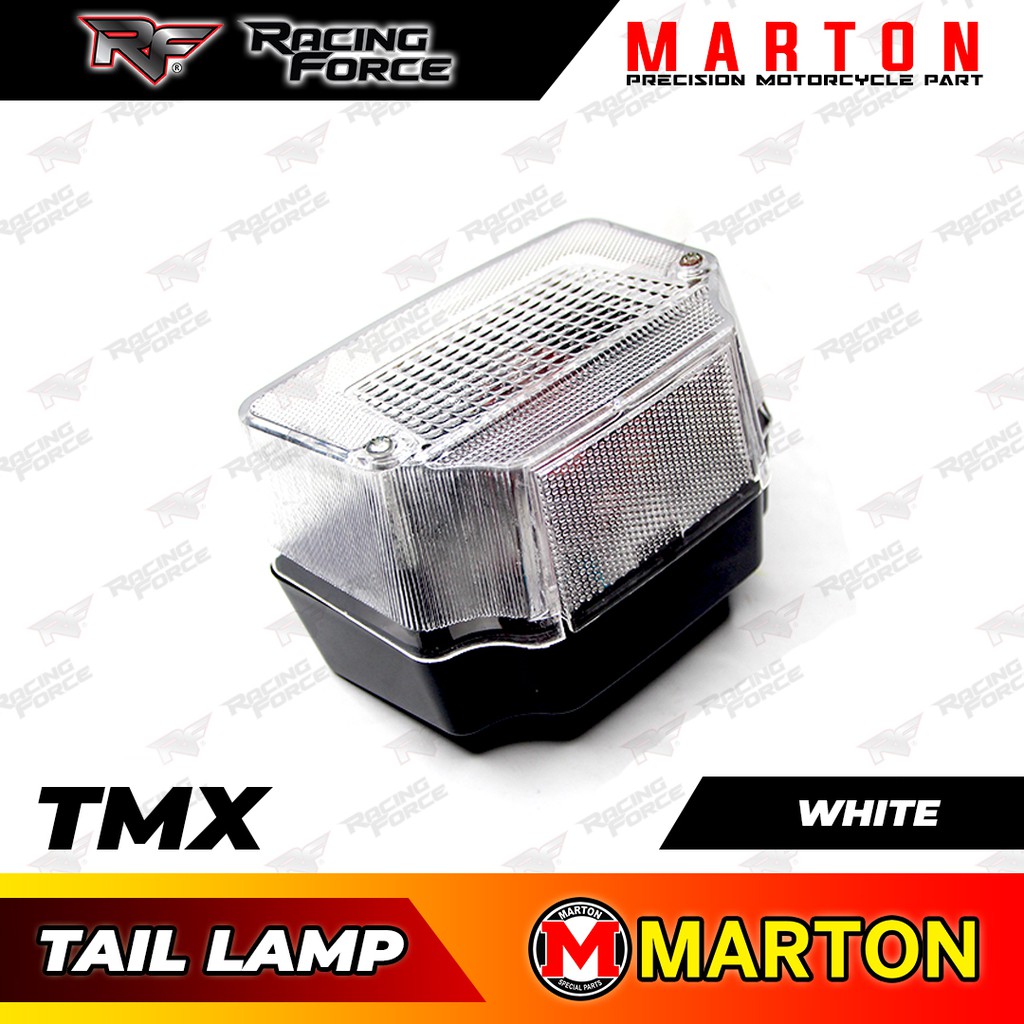 RACING FORCE MARTON TMX TAIL LIGHT ASSY WITHOUT BRACKET WHITE AND RED ...