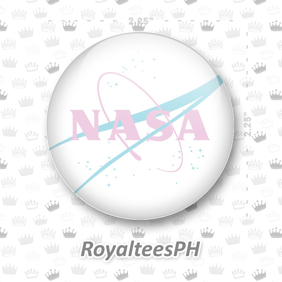 NASA fan-made button pins | Shopee Philippines