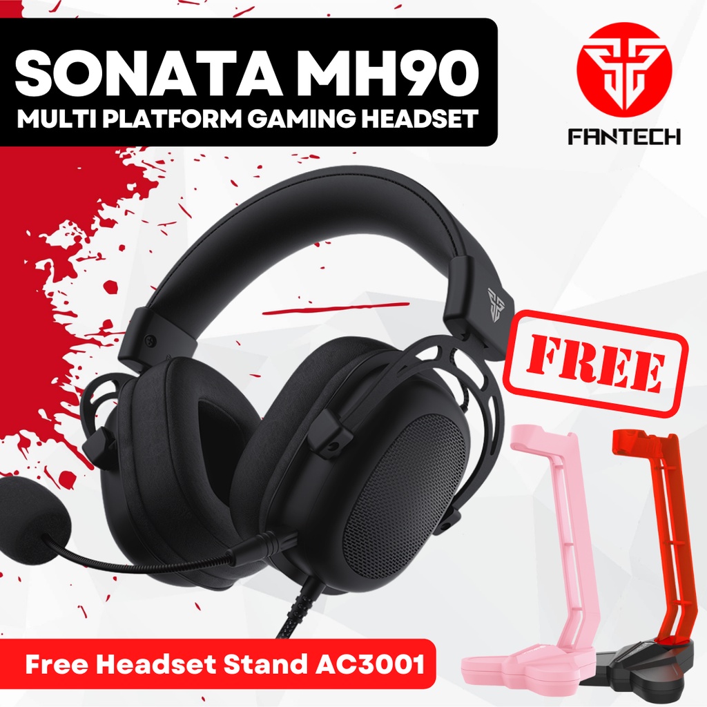 Fantech SONATA MH90 Gaming HEADSET Multiplatform FREE SPLITTER MH-90 ...