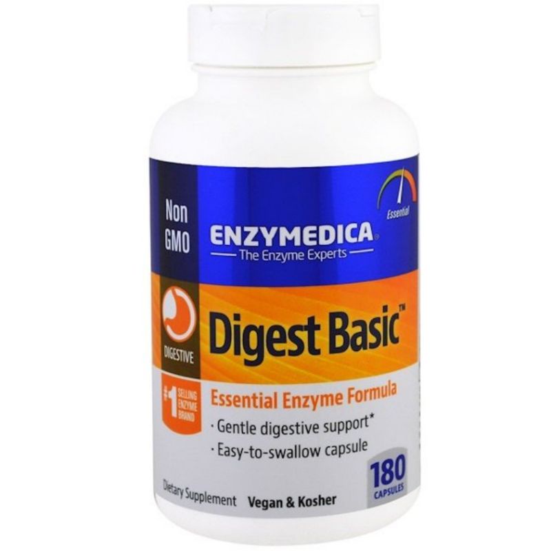 USA Onhand | Enzymedica, Digest Basic, Essential Enzyme Formula, 180 ...