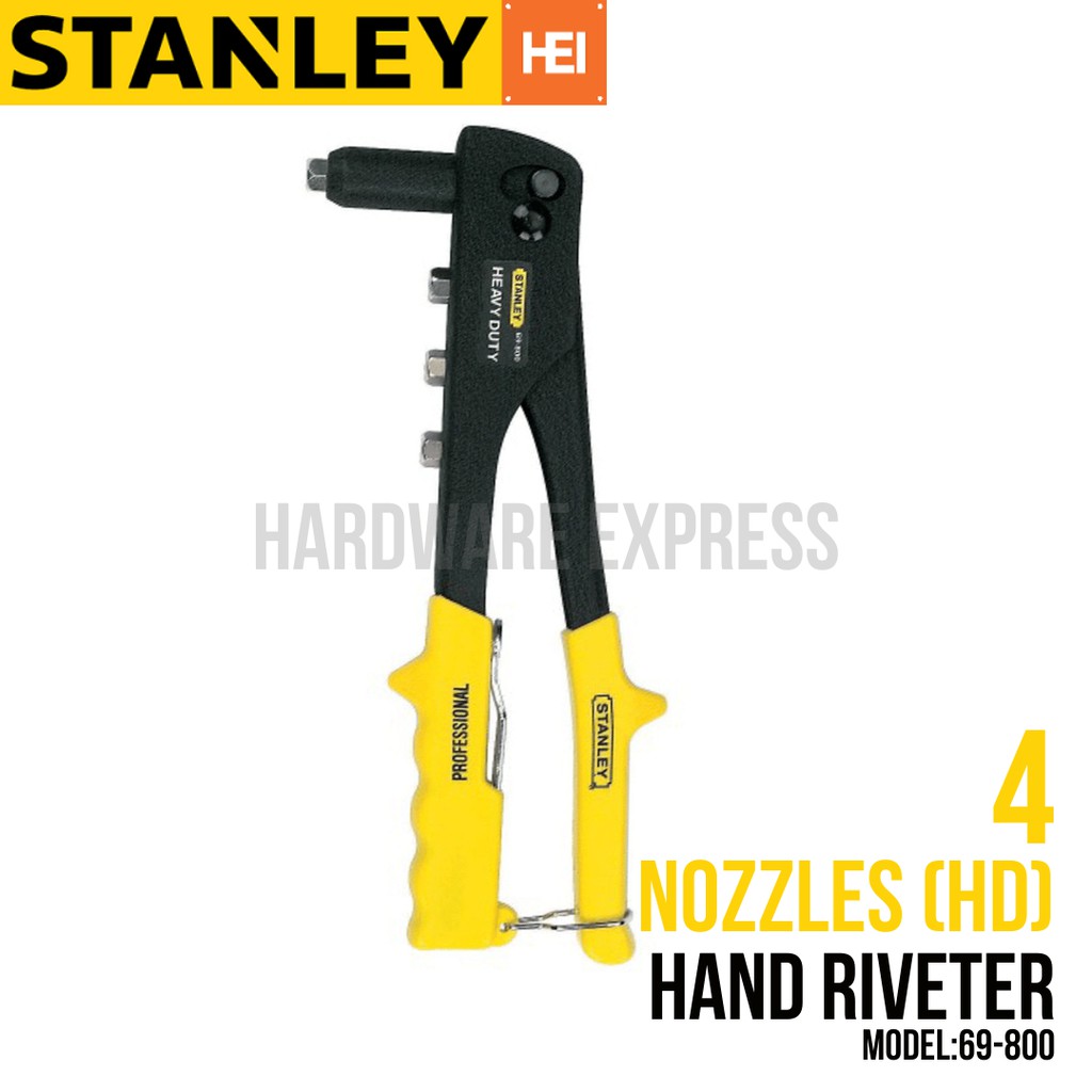 STANLEY Hand Riveter 3 OR 4 NOZZLE 69-800 69-646 | Shopee Philippines