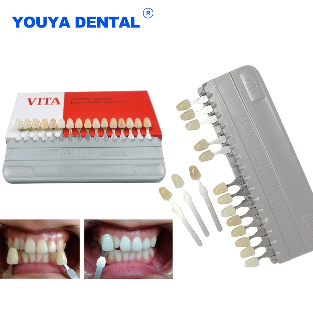 Dental Shade Guide VITA Pan Classical 16 Colors Teeth Whiting Tooth