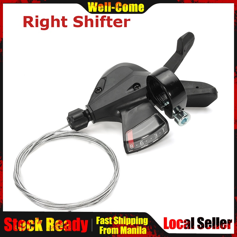 Shimano Acera SLM310 Set Tuas Perseneling 3x8 Speed Shift Lever Lever