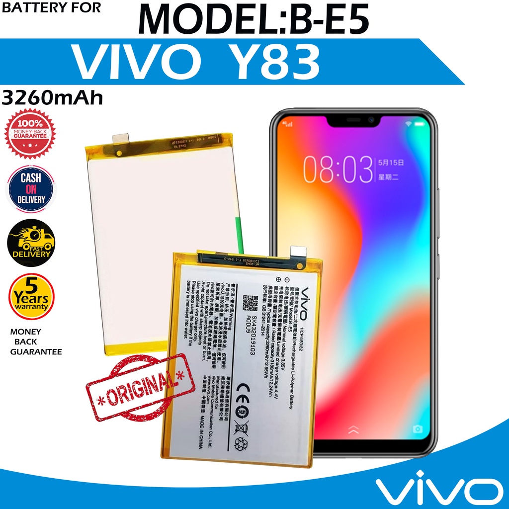 Vivo Y83 Battery Model B E5 High Quality Capacity 3260mah Shopee