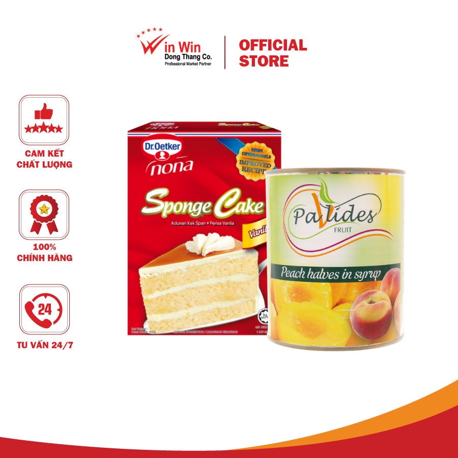 Combo 1 Box Of Vanilla Sponge Cake Powder Dr. Oetker 400g + 1 Box Of