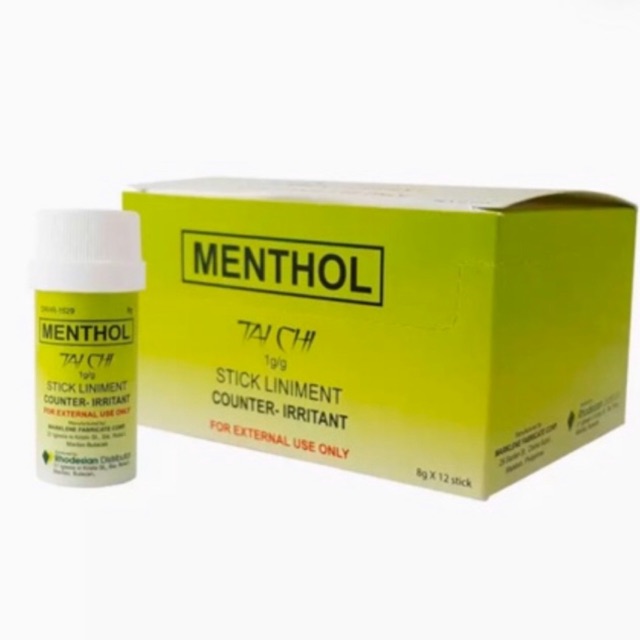 Menthol tai chi stick 8g best for Migraine ，stiff neck…