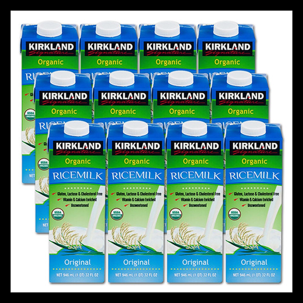 Kirkland Signature Rice Milk 12 packs (946 milliliters each) Shopee
