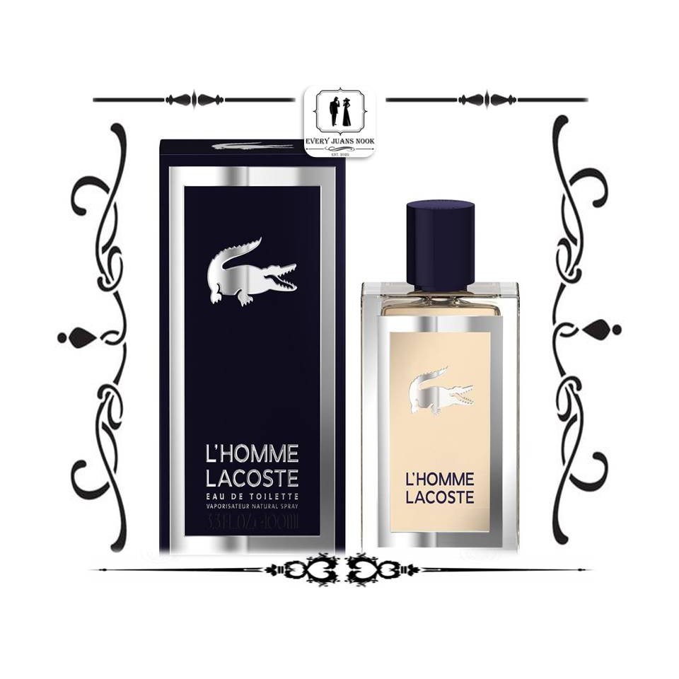 L Homme Lacoste EDT by Lacoste Original Tester Perfume Shopee