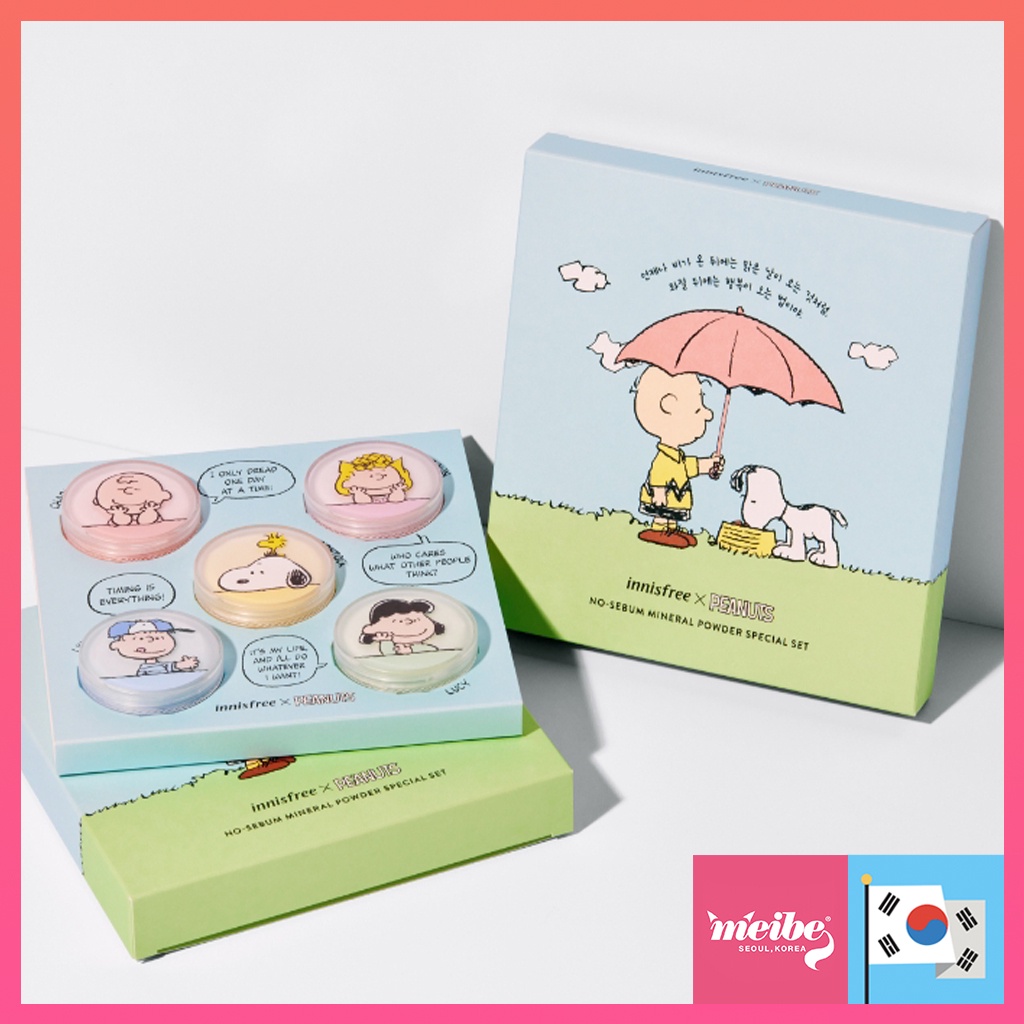 [New Arrival] INNISFREE X PEANUTS, Snoopy and Friends Nosebum Powder