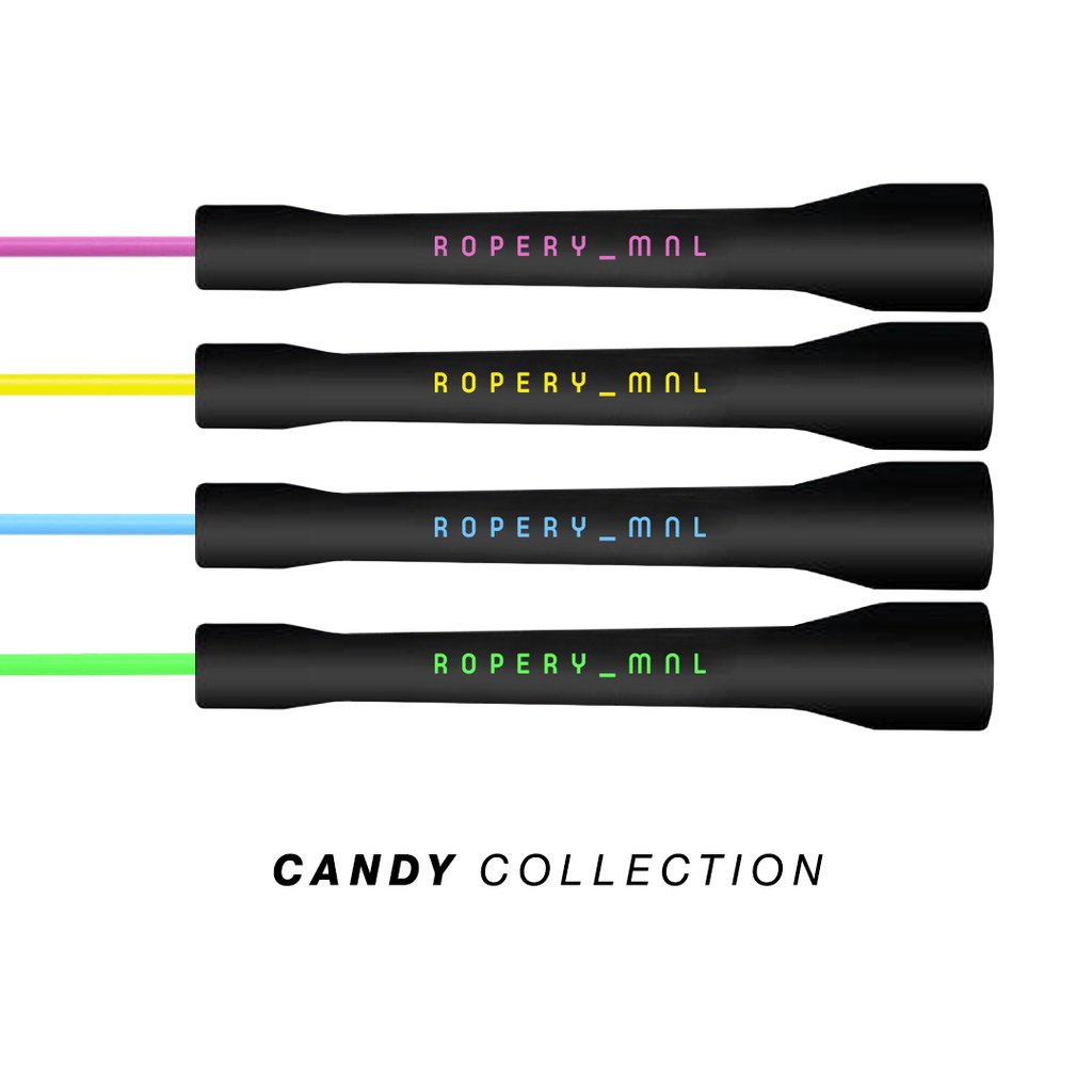 Ropery MNL PVC Jump Rope Candy Collection String Reinforced 5mm 10ft