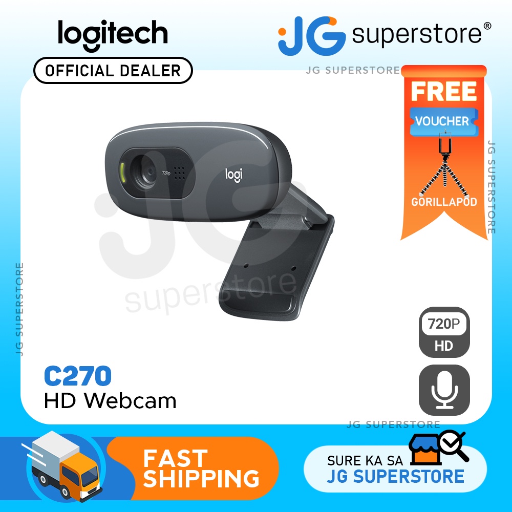 Webcam LOGITECH C270 HD 720p