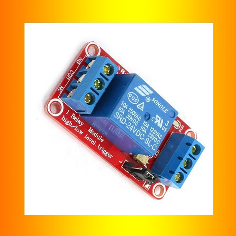 2022 New DC24V 1Channel Optocoupler Driver Relay Module Board Red Touch
