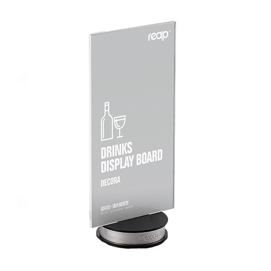 Authentic REAP Wine Water Table Card Holder Double-sided Menu Price Tag ...