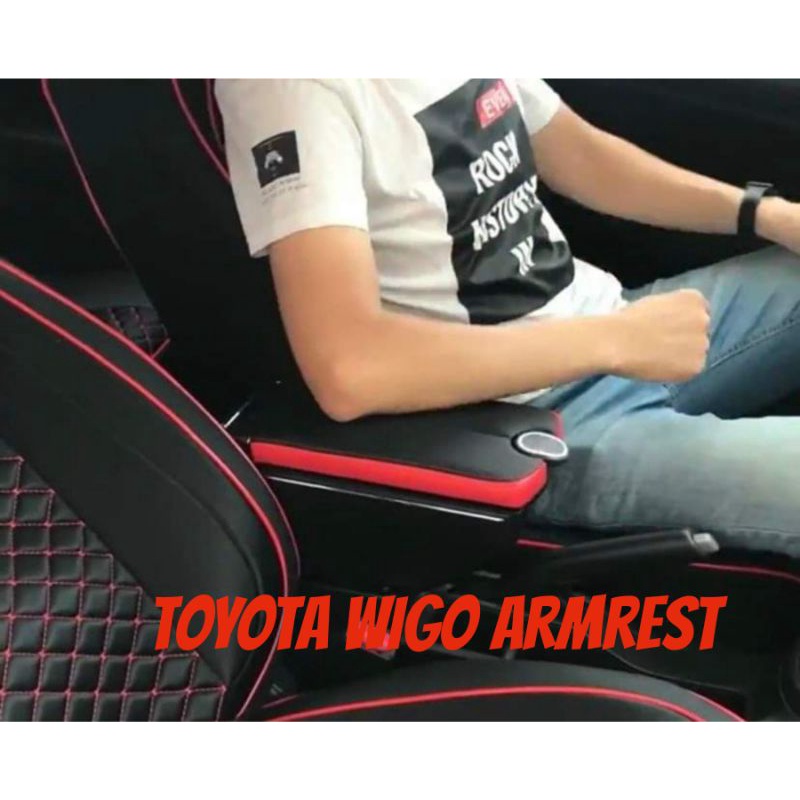 TOYOTA Wigo 20142022 Armrest Console Box Compartment Shopee Philippines