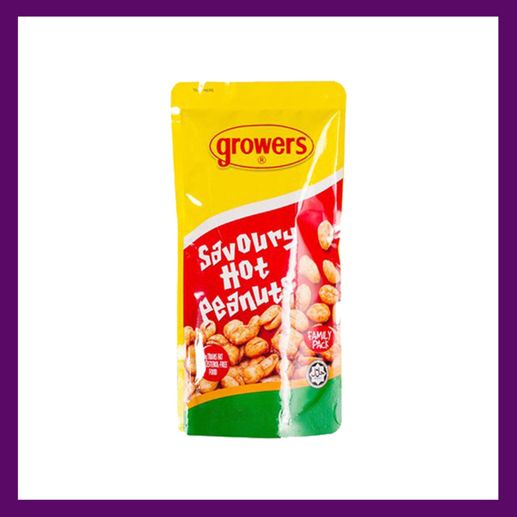 Growers Savory Hot Peanuts 230g | Shopee Philippines