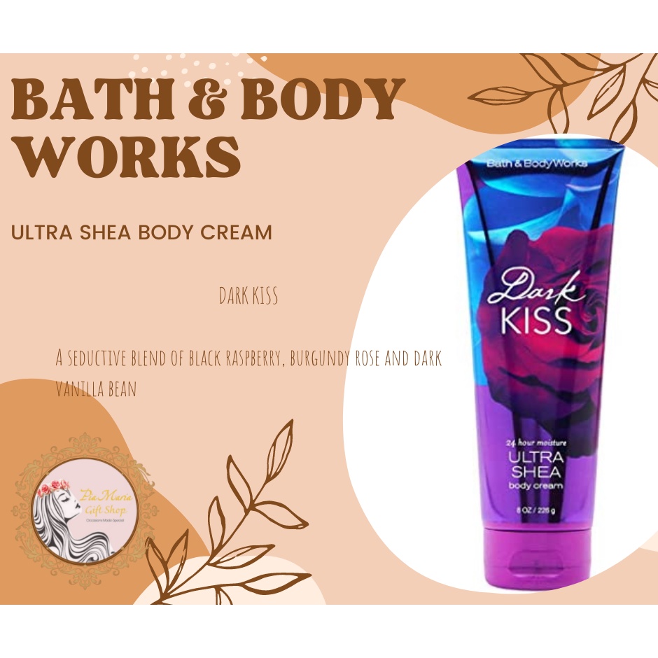 AUTHENTIC Bath & Body Works Body Cream DARK KISS Shopee Philippines