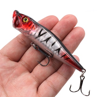 Popper Surface Artificial Bait Fishing Lure 9cm 12g